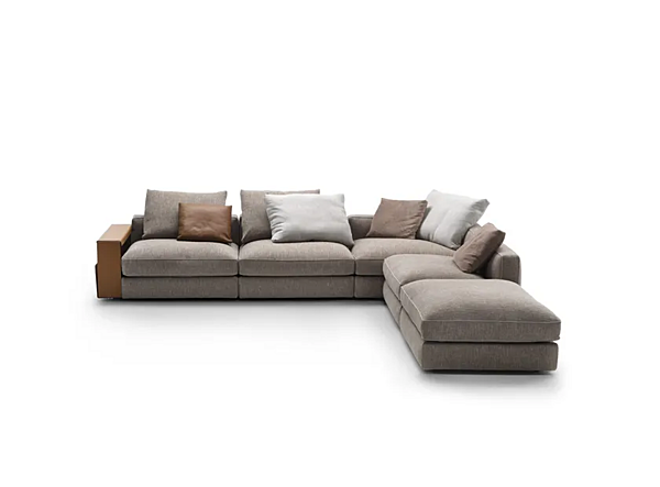 Corner sectional fabric sofa Harper FLEXFORM factory FLEXFORM from Italy. Foto №9