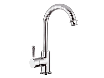 Single Handle Steel Washbasin Tap Gaia Mobili Olympia factory GAIA from Italy