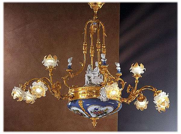 Chandelier FBAI 4301/10 factory FBAI from Italy. Foto №1
