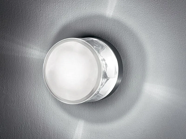 Glass ceiling lamp Fabbian Jazz collection factory Fabbian from Italy. Foto №2