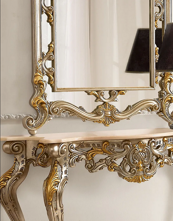 Rectangular marble console table CASA +39 DIAMANTE 904 factory CASA +39 from Italy. Foto №3