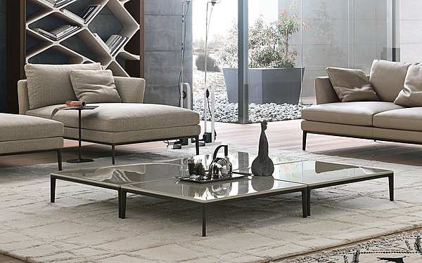 Coffee table ALIVAR Home Project Poggio TPGQ80 factory ALIVAR from Italy. Foto №1