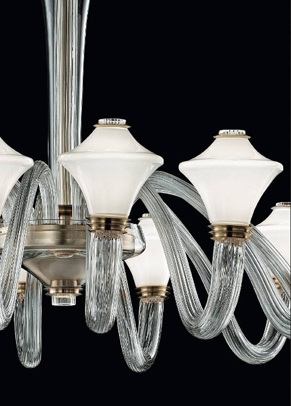 Chandelier Barovier&Toso 5720/12/CC/OJ factory Barovier&Toso from Italy. Foto №2
