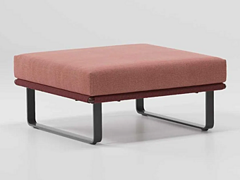 Square Fabric Garden Footstool KETTAL Bitta