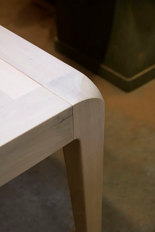 Extending rectangular wooden table Sentiero B 652 DALE factory DALE from Italy. Foto №6