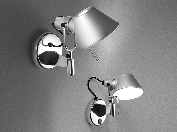 Aluminium wall lamp spotlight Artemide Tolomeo factory Artemide from Italy. Foto №1