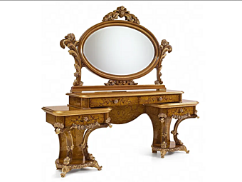 Dressing table Dolcevita A.R. Arredamenti wood with mirror 280