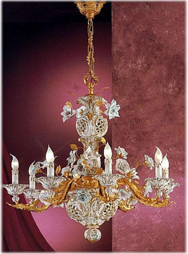 Chandelier FBAI 3121/8 factory FBAI from Italy. Foto №1