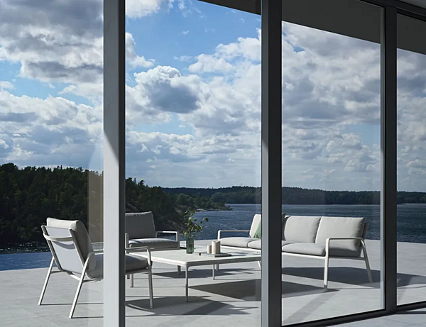 Garden armchair with soft back KETTAL Park Life factory KETTAL from Italy. Foto №8