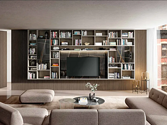 Sectional storage wall 30mm LAGO 1202 Sectional storage wall 30mm LAGO 1202 factory LAGO from Italy