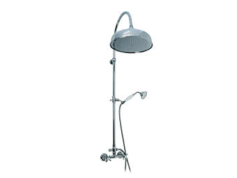 Shower panel with hand shower and overhead shower Gentry Home Chopin white Shower panel with hand shower and overhead shower Gentry Home Chopin white factory Gentry Home from Italy