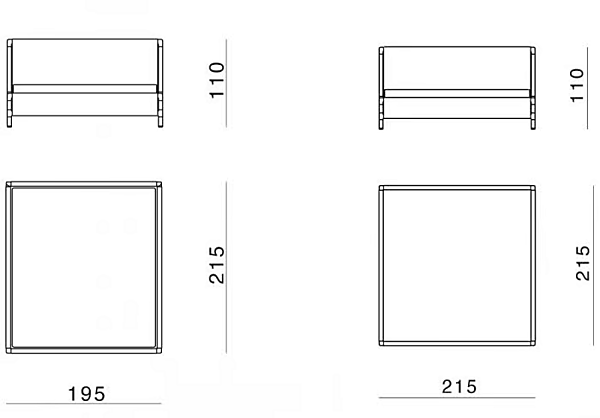 Double bed frame in tanned leather with upholstered headboard GHIDINI1961 SG221BB102 factory GHIDINI1961 from Italy. Foto №10