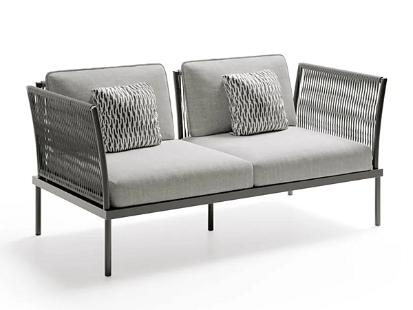 Garden Sofa for Two with Fabric Upholstery Atmosphera Flash FSH.DV2 factory ATMOSPHERA from Italy. Foto №1