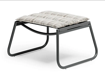 Aluminium garden footstool Zante Atmosphera