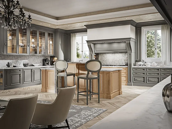 Custom Oak Kitchen Cabinet Old Line Deva factory Oldline from Italy. Foto №1