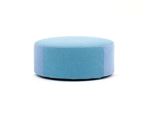 Round fabric garden pouf Belt VARASCHIN 221P1, 221P2, 221P4 factory VARASCHIN from Italy. Foto №5