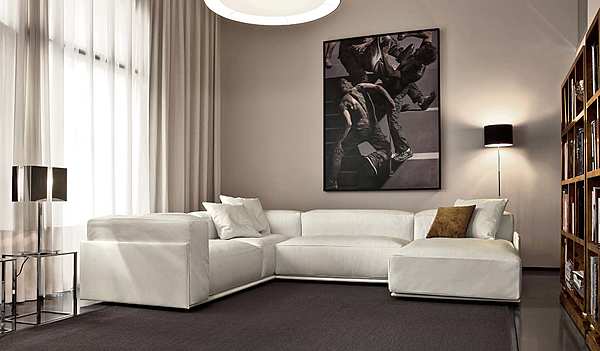 Couch DOIMO SALOTTI 1RLN250 factory DOIMO SALOTTI from Italy. Foto №4
