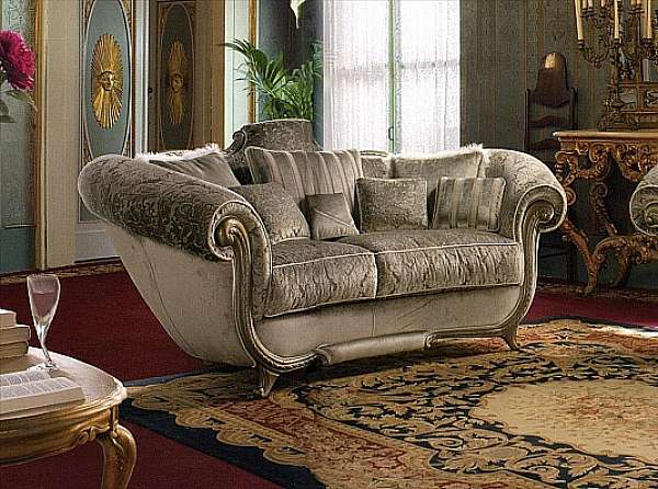 Couch ELLESALOTTI Zarina factory LUXURY SOFA from Italy. Foto №1