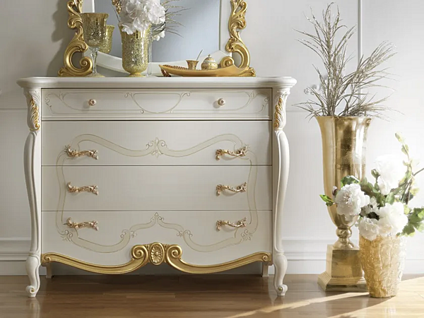 Wooden chest of drawers CASA +39 La Fenice 1305 factory CASA +39 from Italy. Foto №1