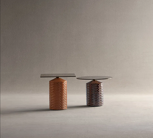 Round coffee table Hishi Potocco TBC THC 871/TBC, 871/THC factory POTOCCO from Italy. Foto №4