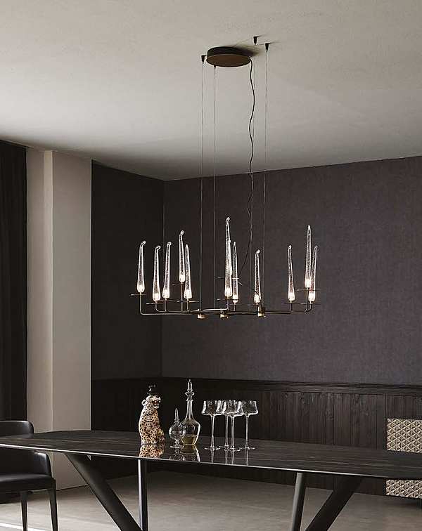 Chandelier CATTELAN ITALIA Oriano Favaretto LANCELOT factory CATTELAN ITALIA from Italy. Foto №6