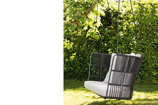 2-Seater Powder Coated Aluminium Garden Swing Seat VARASCHIN Tibidabo 1421, 1422 factory VARASCHIN from Italy. Foto №4