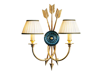Brass Wall Lamp Freccia by Marioni 01297 Brass Wall Lamp Freccia by Marioni 01297 factory MARIONI from Italy