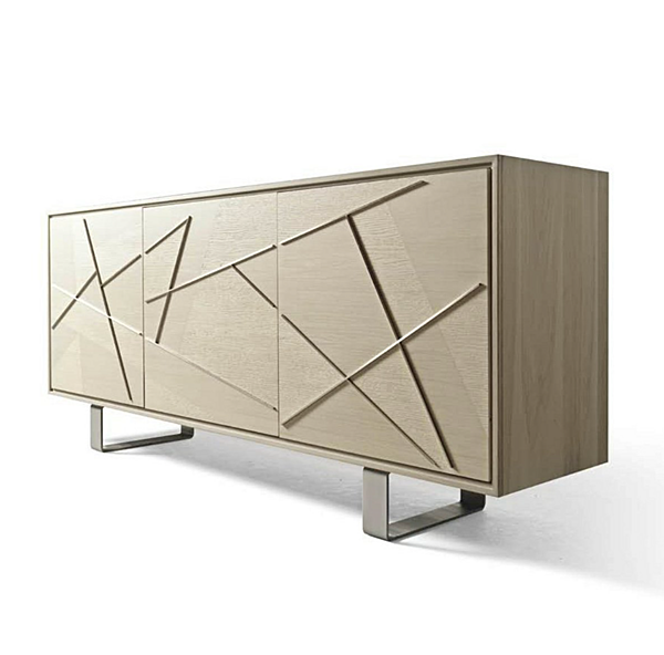 Wooden sideboard with doors DALE Materia A 642 factory DALE from Italy. Foto №1
