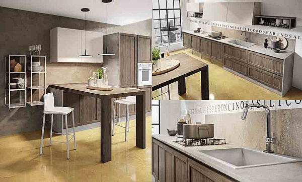 Kitchen HOME CUCINE quadrica_05 factory HOME CUCINE from Italy. Foto №4