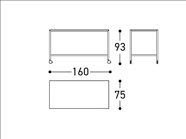 Rectangular outdoor cooking table made of aluminium VARASCHIN factory VARASCHIN from Italy. Foto №9