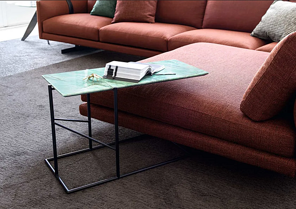 Rectangular marble side table BertO King factory BertO from Italy. Foto №7