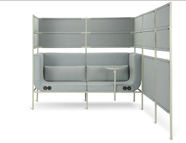 Modular Acoustic Fabric Office Booth Adrenalina Passepartout factory ADRENALINA from Italy. Foto №4