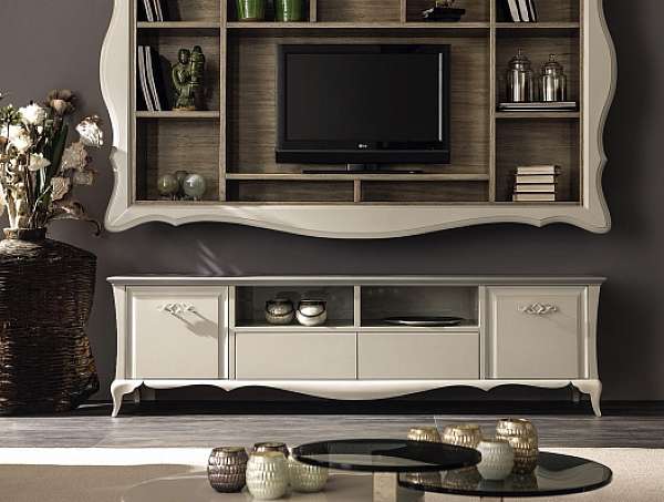 TV stand CORTE ZARI Art. 753 factory CORTE ZARI from Italy. Foto №1