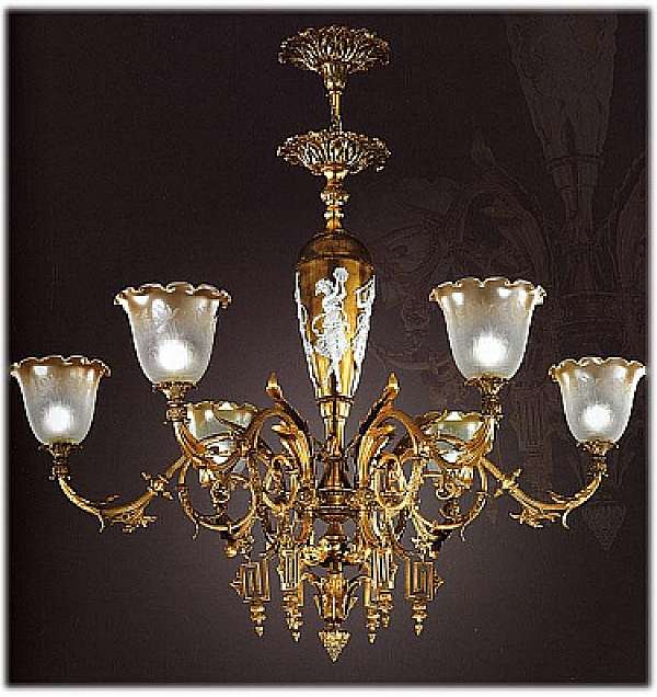 Chandelier FBAI 4400/6F factory FBAI from Italy. Foto №1