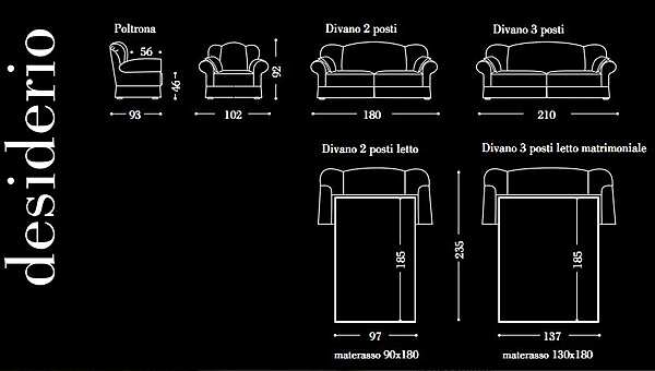 Couch BIBA salotti Desiderio factory BIBA salotti from Italy. Foto №5