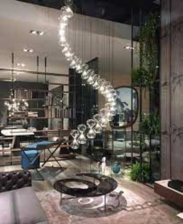 Chandelier CATTELAN ITALIA Oriano Favaretto SABLIER factory CATTELAN ITALIA from Italy. Foto №6