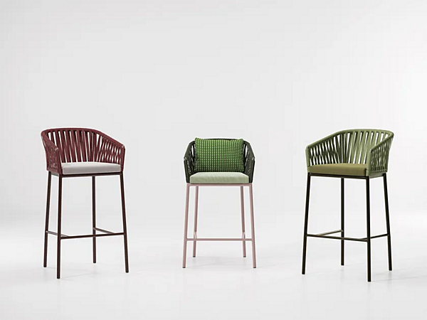 High stool Bitta Kettal aluminum outdoor furniture factory KETTAL from Italy. Foto №3