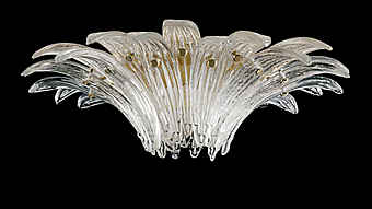 Chandelier Barovier&Toso Palmette 7385