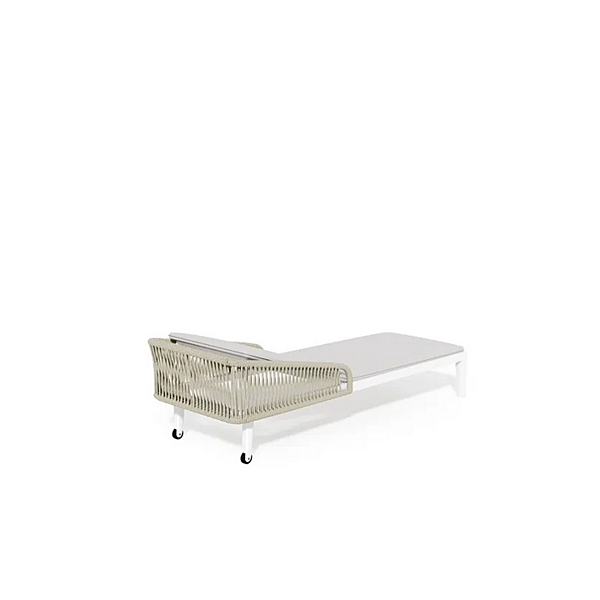 Stackable fabric sun lounger with castors Atmosphera Dream 2.0 DR.LT. factory ATMOSPHERA from Italy. Foto №3