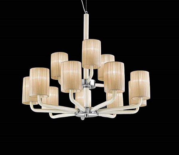 Chandelier SYLCOM 2120/9 factory SYLCOM from Italy. Foto №1