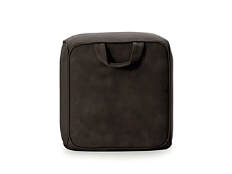 Square Fabric Pouf Perseo Cortezari 388-389