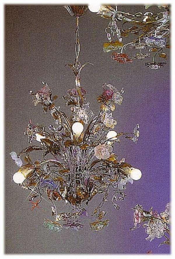 Chandelier MECHINI L215/6 factory MECHINI from Italy. Foto №1