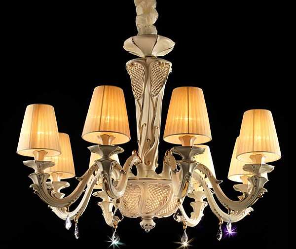 Chandelier LORENZON (F.LLI LORENZON) LL.51/AVOP/2PA/8F factory LORENZON (F.LLI LORENZON) from Italy. Foto №1