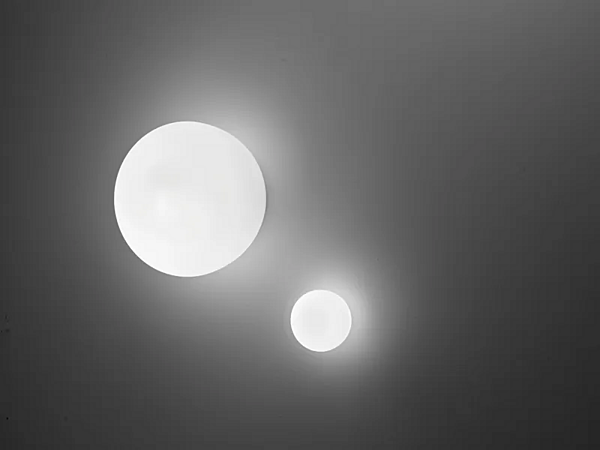 Glass wall lamp Fabbian Lumi Mochi factory Fabbian from Italy. Foto №2