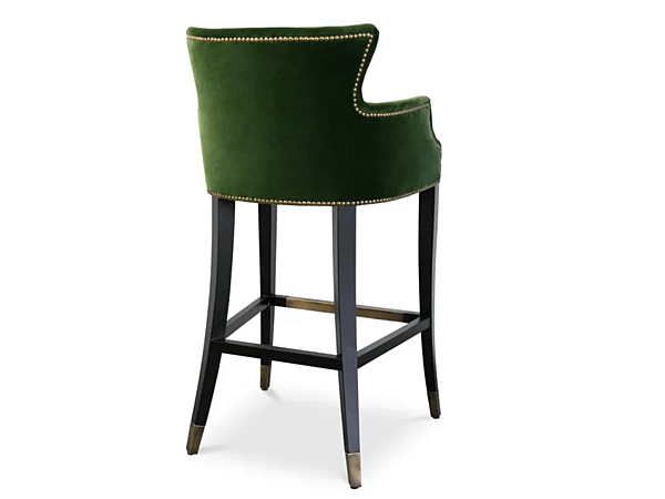 Velvet stool with armrests BRABBU Dukono factory BRABBU from Italy. Foto №4