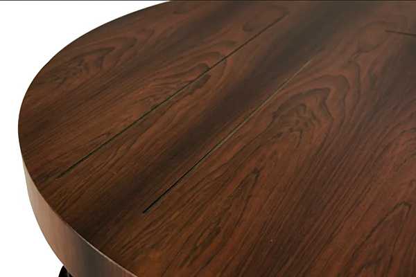 Round wooden coffee table Lallan II BRABBU factory BRABBU from Italy. Foto №6