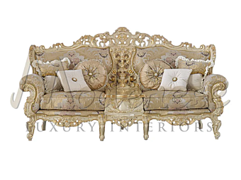 Two-Seater Fabric Sofa Modenese Luxury Interiors 15416 15416 factory MODENESE GASTONE from Italy