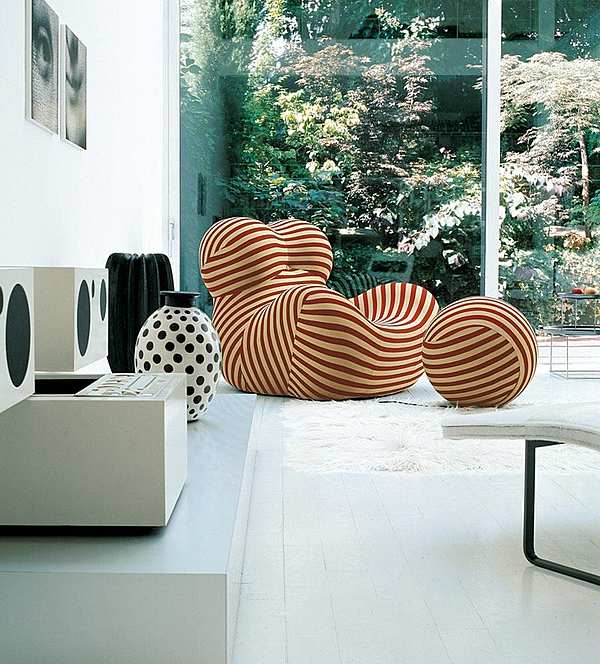 Armchair B&B ITALIA UP5_6 factory B&B ITALIA from Italy. Foto №6