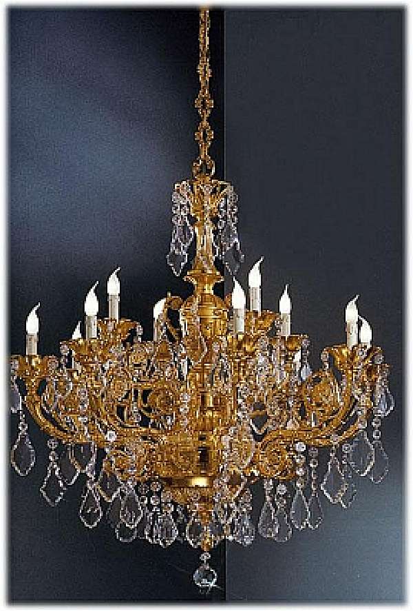 Chandelier FBAI 5018/8+4 factory FBAI from Italy. Foto №1