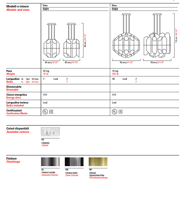 Chandelier Barovier&Toso Trim 7322 factory Barovier&Toso from Italy. Foto №10